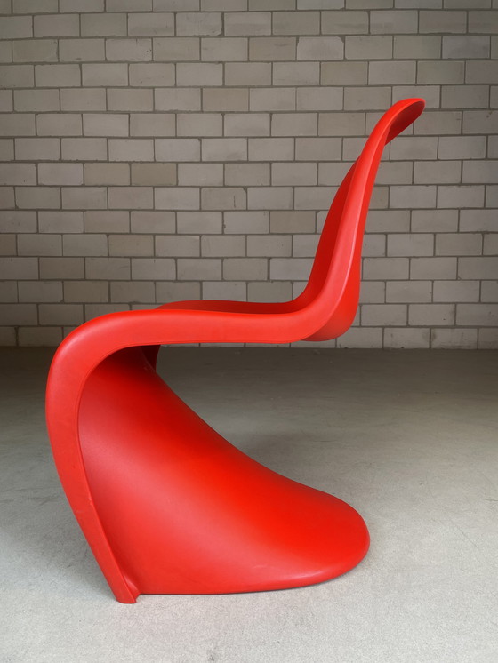 Image 1 of 4x Vitra Verner Panton S chair red