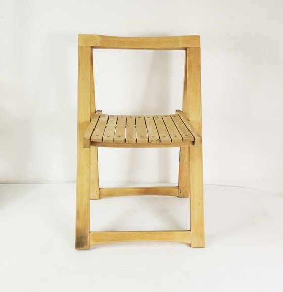 Image 1 of Designer Folding Chair, Bazzani, Designed By Aldo Jacober, Italy 1960S