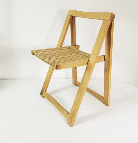 Image 1 of Designer Folding Chair, Bazzani, Designed By Aldo Jacober, Italy 1960S