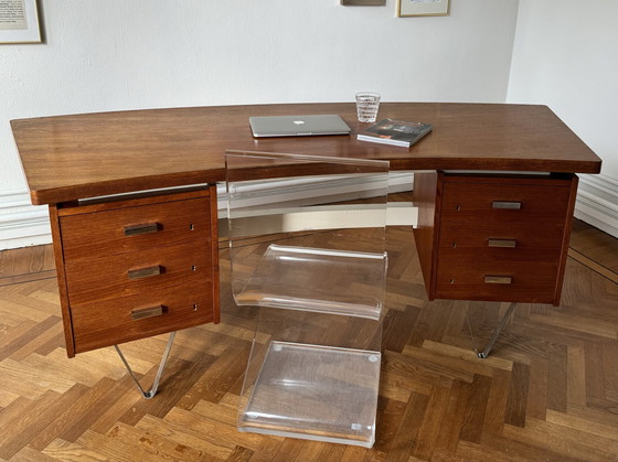 Image 1 of Freestanding Boomerang Desk From Tijsseling