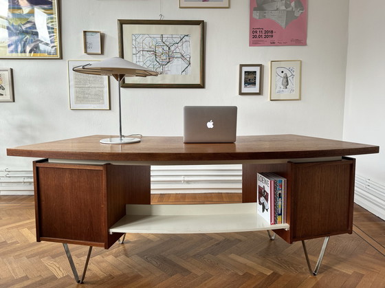 Image 1 of Freestanding Boomerang Desk From Tijsseling