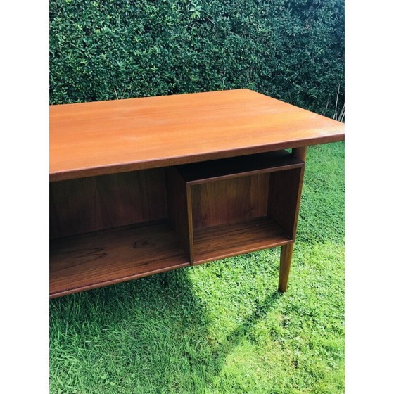 Image 1 of Scrivania vintage in teak Dansk Mobel, anni '70