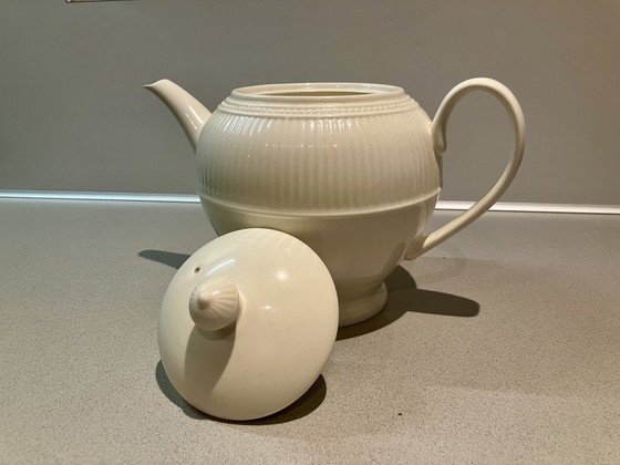 Image 1 of Tea Set Of A Teapot, Milk Jug And Sugar Bowl From The Wedgwood Windsor Series