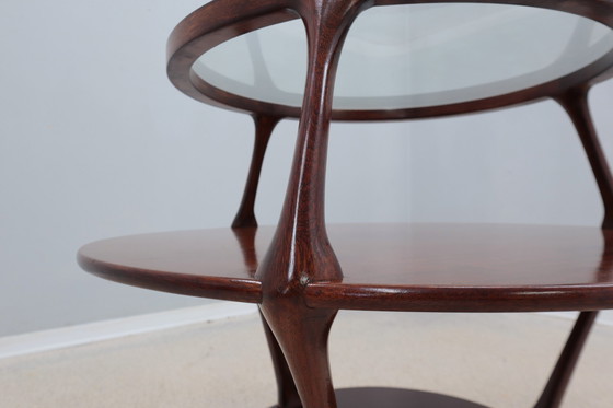 Image 1 of Occasional Round Coffee Table 1950S