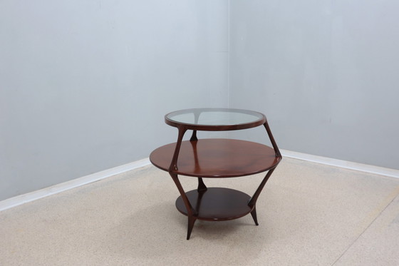Image 1 of Occasional Round Coffee Table 1950S
