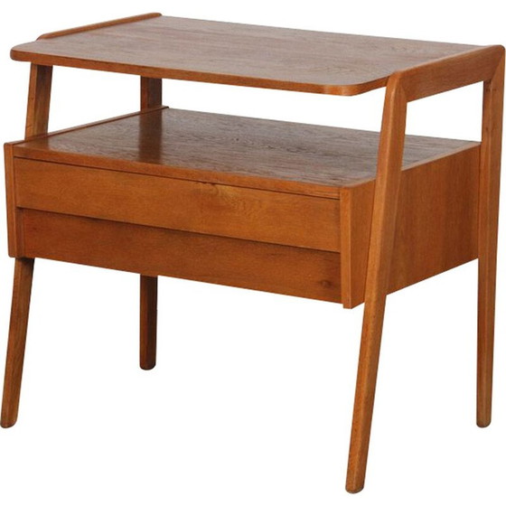 Image 1 of Vintage oak cabinet from Czechoslovakia 1960