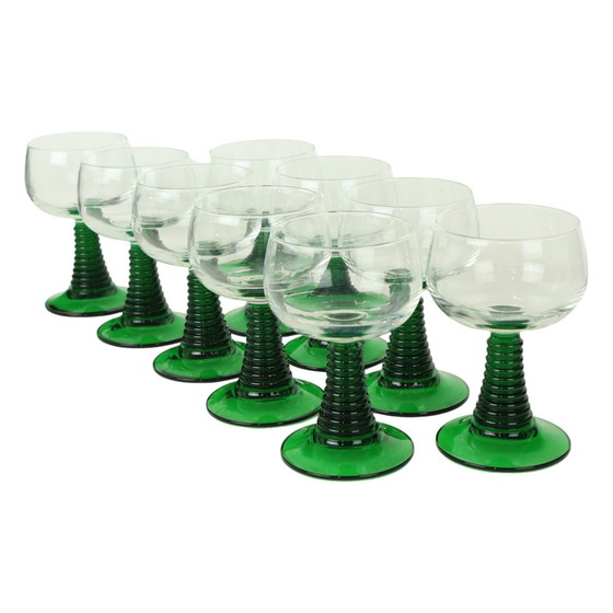 Image 1 of Vintage Luminarc Roemer Wine Glasses