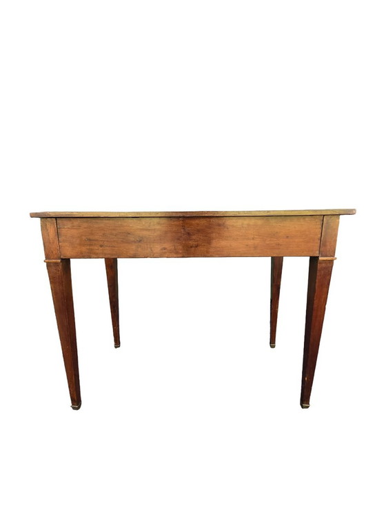 Image 1 of Xixth Century Mahogany Flat Desk