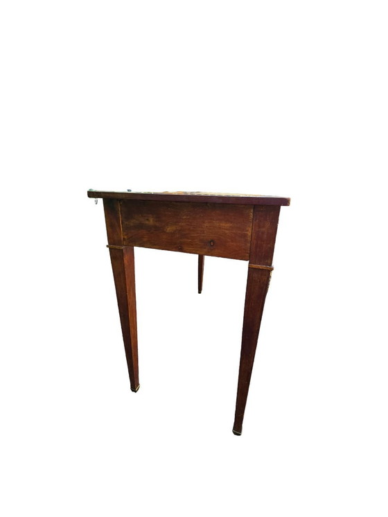 Image 1 of Xixth Century Mahogany Flat Desk