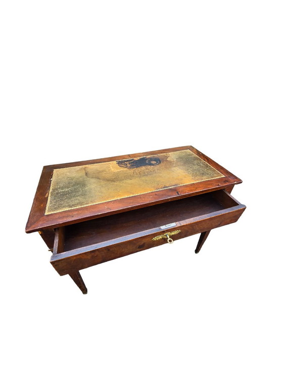 Image 1 of Xixth Century Mahogany Flat Desk