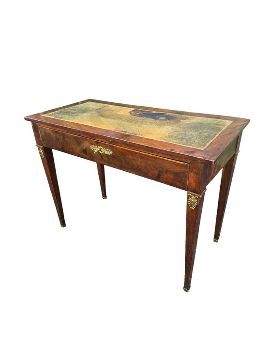 Image 1 of Xixth Century Mahogany Flat Desk