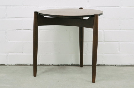 Image 1 of Round Wooden Side Table