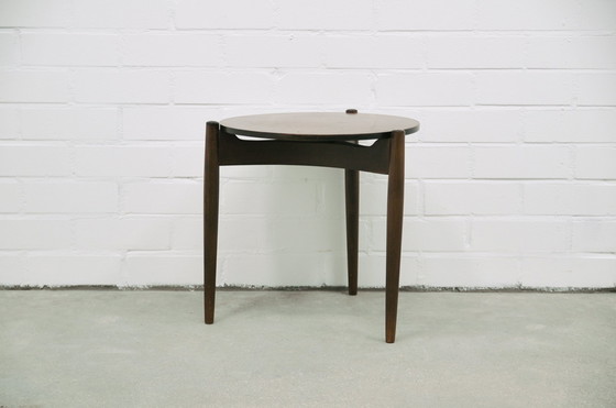 Image 1 of Round Wooden Side Table