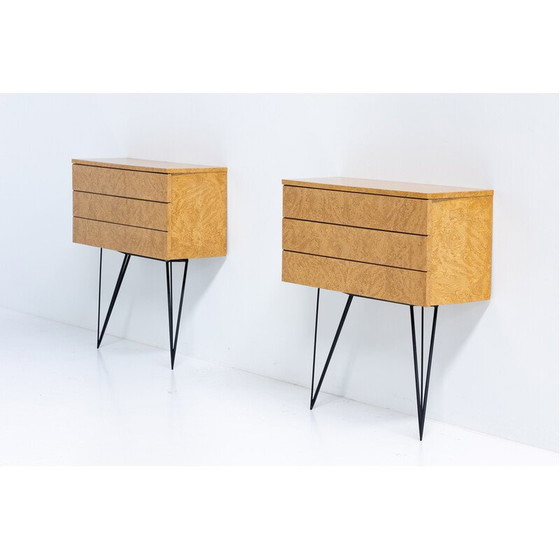 Image 1 of Vintage wood chest of drawers, Italy 1950s