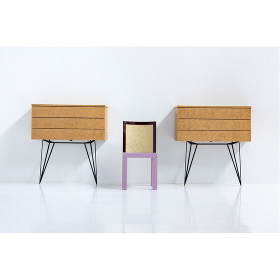Image 1 of Vintage wood chest of drawers, Italy 1950s
