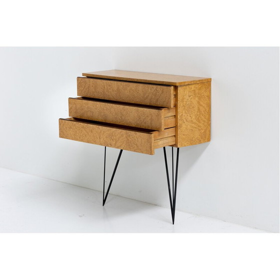 Image 1 of Vintage wood chest of drawers, Italy 1950s