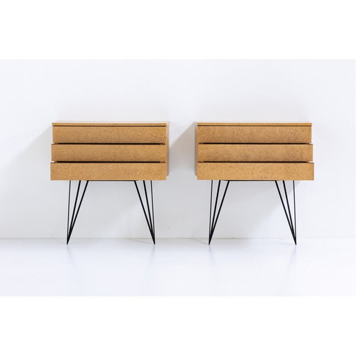 Cómoda vintage de madera, Italia, años 50