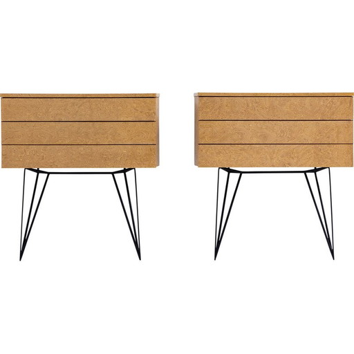 Cómoda vintage de madera, Italia, años 50