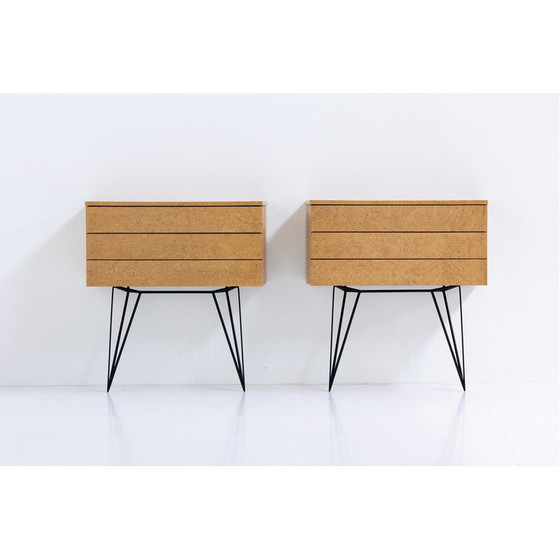Image 1 of Vintage wood chest of drawers, Italy 1950s