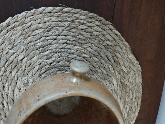 Image 1 of Grande pentola antica in gres smaltato - Decorazione autentica e vintage