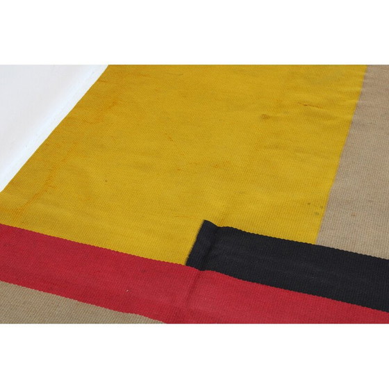 Image 1 of Vintage wool abstract rug, Czechoslovakia 1960s