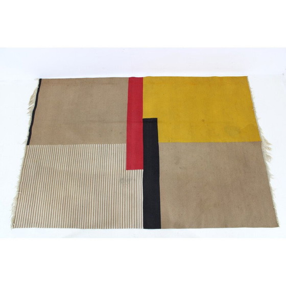 Image 1 of Vintage wool abstract rug, Czechoslovakia 1960s