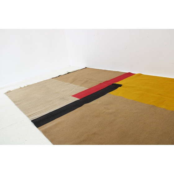 Image 1 of Vintage wool abstract rug, Czechoslovakia 1960s