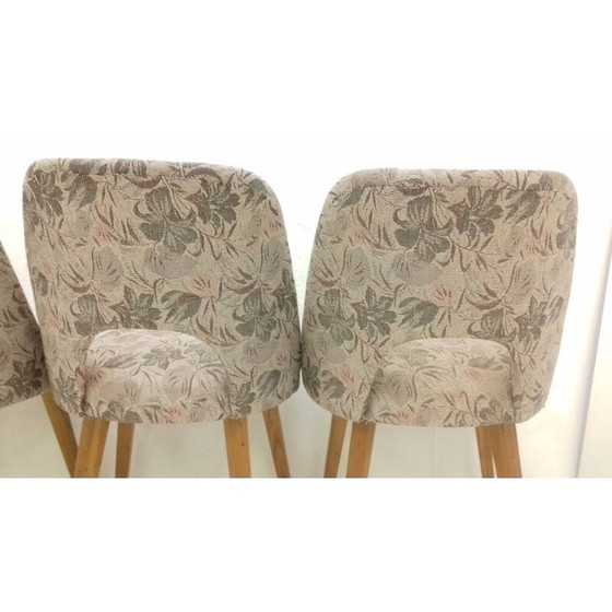 Image 1 of Set di 4 sedie vintage in faggio di Oswald Haerdtl, Cecoslovacchia 1950