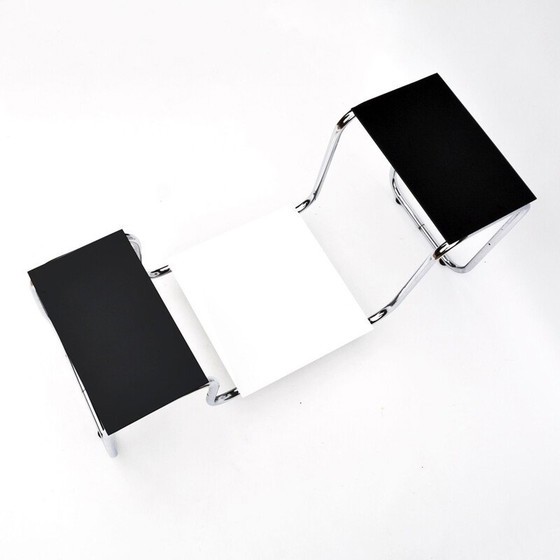 Image 1 of Pair of vintage flower stands with chrome steel frame by E. Guyot for Thonet, Czechoslovakia 1930