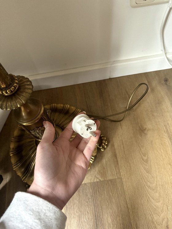 Image 1 of Lampada da terra vintage con dettagli