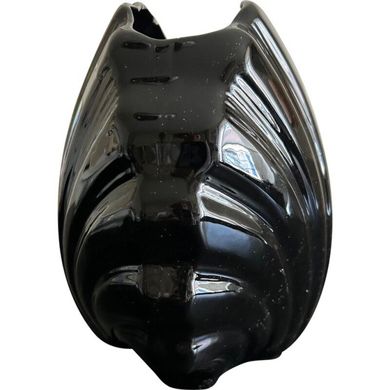 Image 1 of Vintage ceramic shell vase, 1980