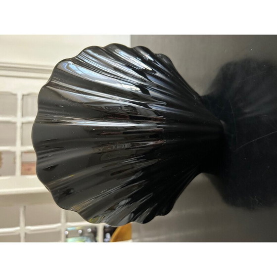 Image 1 of Vintage ceramic shell vase, 1980