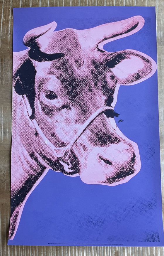 Image 1 of Andy Warhol after (1928-1987), Cow, 1976 (pink&purple), Copyright 2013 The Andy Warhol Foundation for Visual Arts, Inc. Printed 