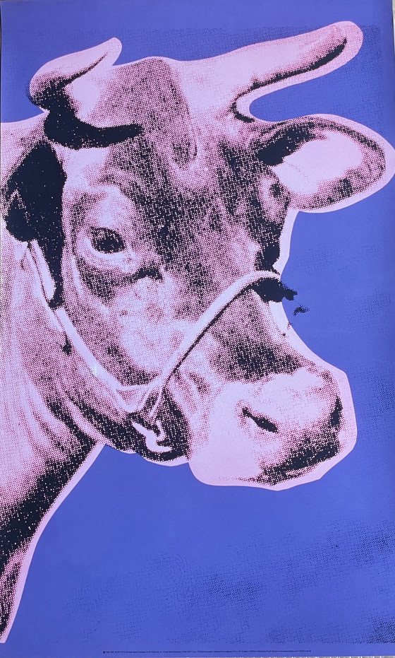 Image 1 of Andy Warhol after (1928-1987), Cow, 1976 (pink&purple), Copyright 2013 The Andy Warhol Foundation for Visual Arts, Inc. Printed 