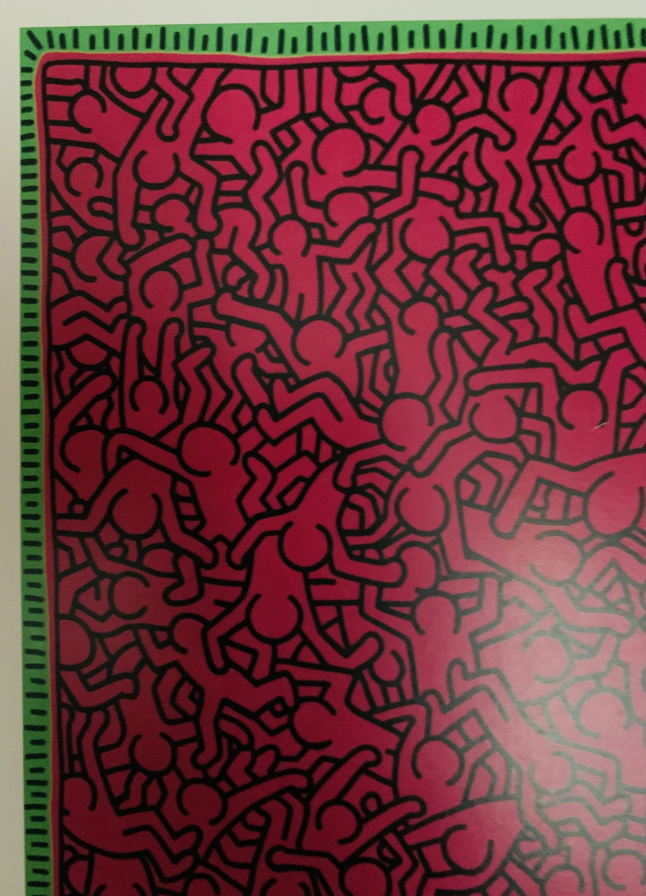 Keith Haring、No.2、希少画集画、新品額装付、状態良好 Keith Haring | No 2 Spirit of Art, New York TribeCa (1992