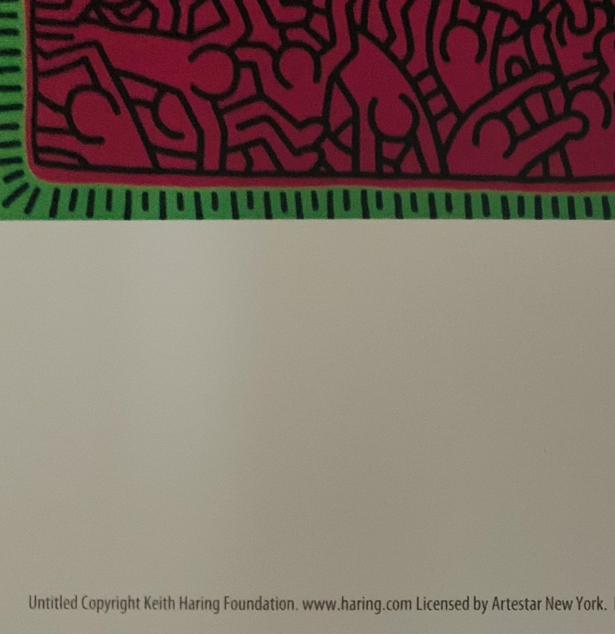 Keith Haring、No.90、希少画集画、新品額装付、状態良好 Keith Haring All-Over | The New York Historical