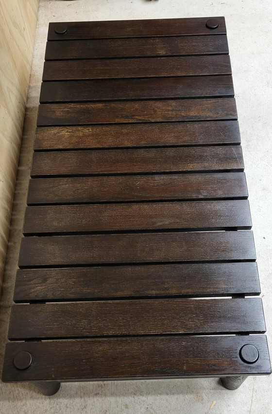 Image 1 of Brutalist Slatted Coffee Table