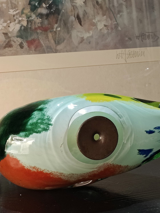 Image 1 of Hand Blown Glass Bird