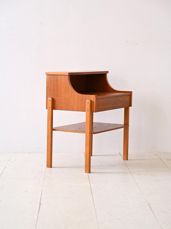 Image 1 of Vintage Teak Nightstand By Carlström & Co Möbelfabrik
