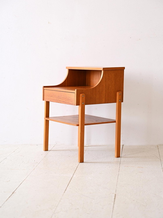 Image 1 of Vintage Teak Nightstand By Carlström & Co Möbelfabrik