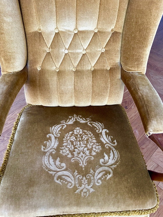 Image 1 of Vintage Wing-Back Lounge Chair
