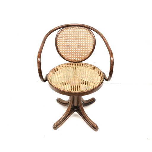 Rare chaise de bureau modèle 5501 de Thonet pour ZPM Radomsko