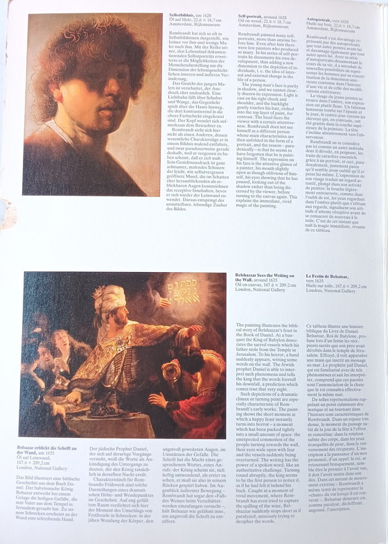 Image 1 of Taschen Rembrandt Posterbook