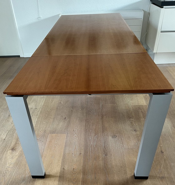 Image 1 of Arco Extendable Dining Table/Gathering Table With Cherrywood