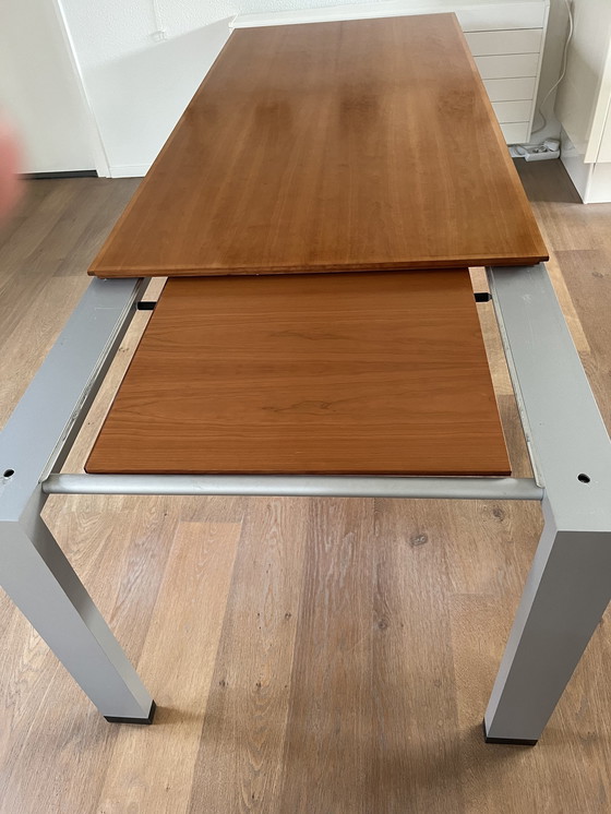 Image 1 of Arco Extendable Dining Table/Gathering Table With Cherrywood