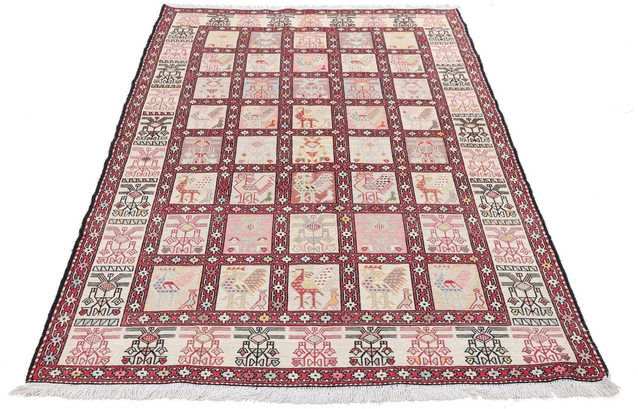 Tappeto persiano Verni Silk Kelim - Ardebil Kelim Style