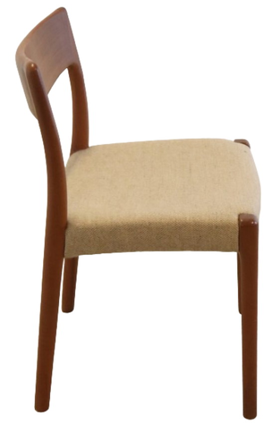 Image 1 of 4x Chaises de salle à manger danoises 'Borup' vintage