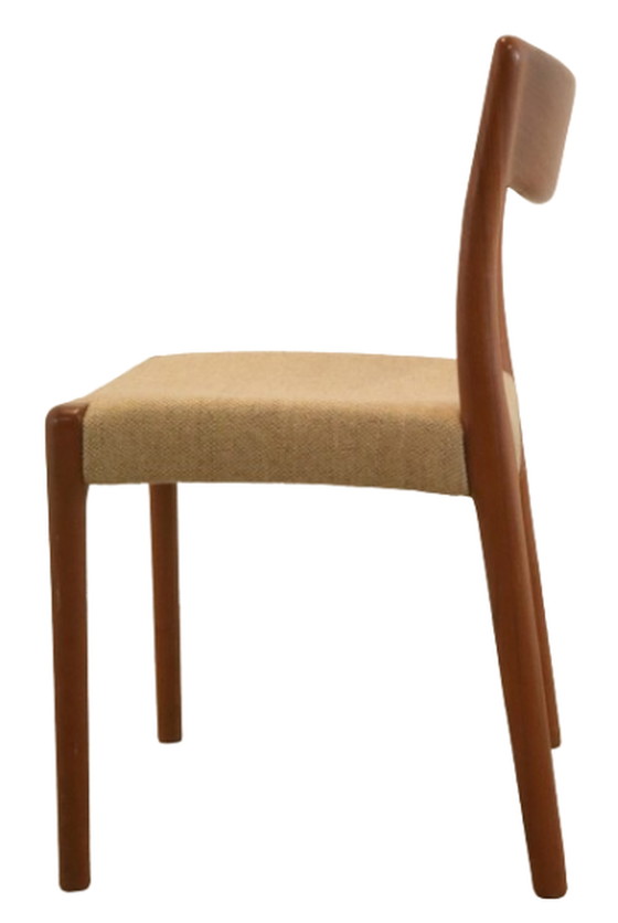 Image 1 of 4x Chaises de salle à manger danoises 'Borup' vintage