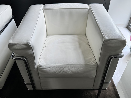 Image 1 of 2x Corbusier LC2 Cassina armchair