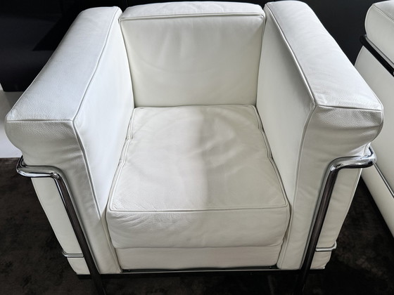 Image 1 of 2x Corbusier LC2 Cassina armchair